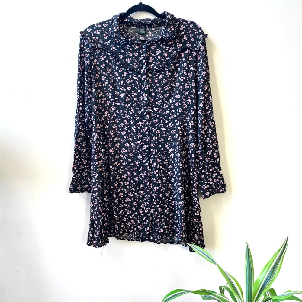 Boho beaded collar dress